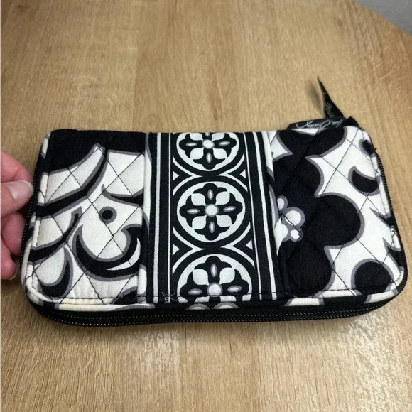 Vera Bradley Night and Day Accordion Style Zip Wallet Clutch - Picture 3 of 8